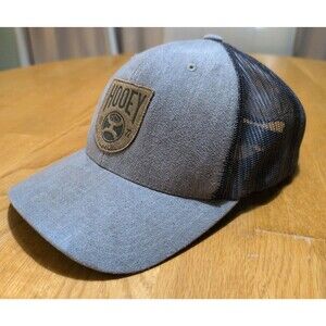 Men's Hooey Mercantile Co. 1872 Texas Trucker Hat - Grey Suede / Black Mesh